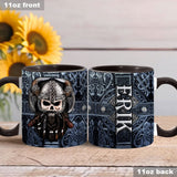 Proud Viking Dad Grandfather - Personalized Viking Accent Mug