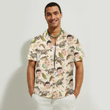 Reel Cool Dad - Personalized Fishing Hawaiian Shirt