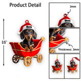 Adorable Dachshund - Personalized Dachshund Ornament