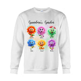 Grandma's Garden - Personalized Grandma T-shirt And Hoodie
