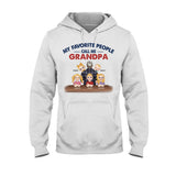 My Favorite People Call Me Grandpa - Personalized Father T-shirt And Hoodie