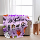 Grandma Of Little Monsters Any Title - Personalized Grandma Blanket