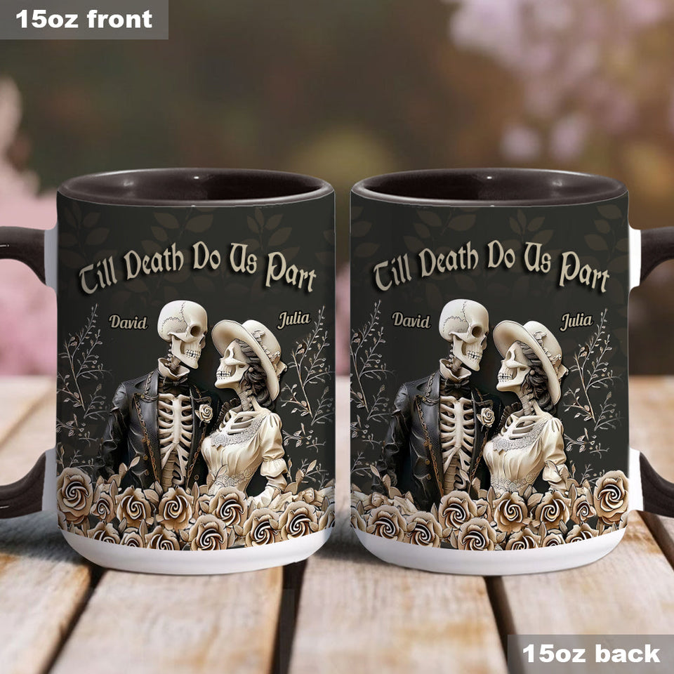Till Death Do Us Part – Personalized Christmas Gift Mug for Couples