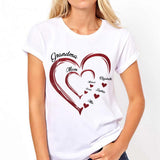 Grandma/Mommy's Sweethearts - Personalized Grandma T-shirt And Hoodie