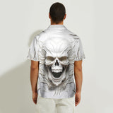Black Skull - Personalized Skull Hawaiian Shirt