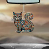 Beautiful Cat - Personalized Cat Custom Shaped Car Ornament