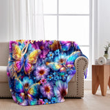 Beautiful Butterflies - Personalized Butterfly Blanket