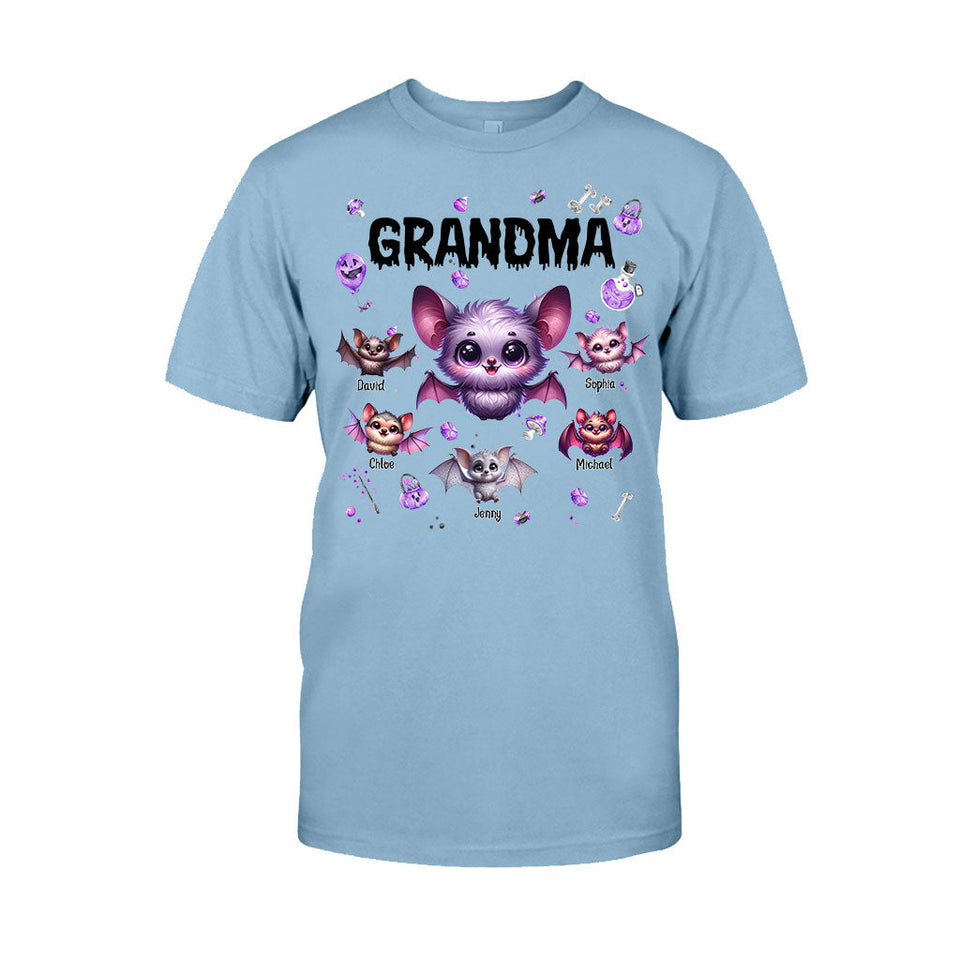 Grandma Of Littel Monsters - Personalized Grandma T-shirt And Hoodie