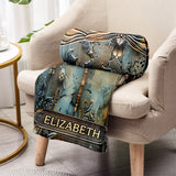 Stunning Dragonfly - Personalized Dragonfly Blanket