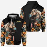 Love Horses - Personalized Horse Hoodie and Leggings