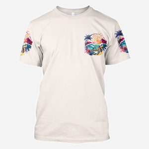 Salty Lil' Beach - Personalized Turtle All Over Shirt