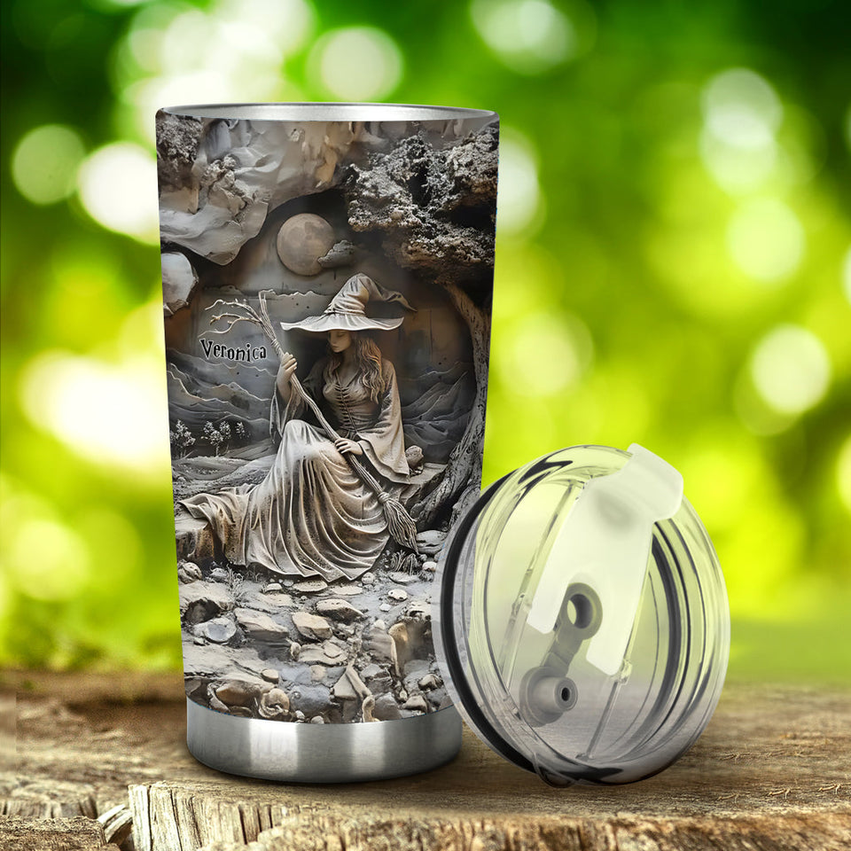Beautiful Witch - Personalized Witch Tumbler