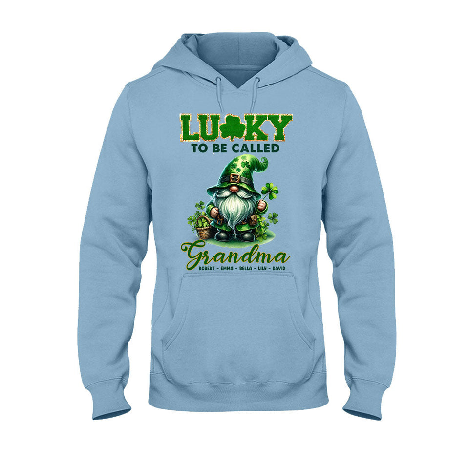 Lucky To Be Called Nana/ Mimi... - Personalized Grandma T-shirt And Hoodie