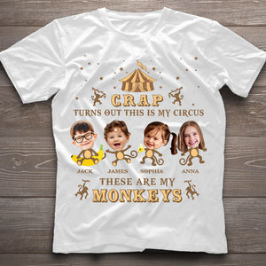 This Is My Circus These Are My Monkeys - Personalized Mother T-shirt And Hoodie