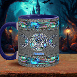 Tripple Moon - Personalized Witch Accent Mug
