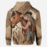 Horse Lovers - Personalized Horse Hoodie and Leggings