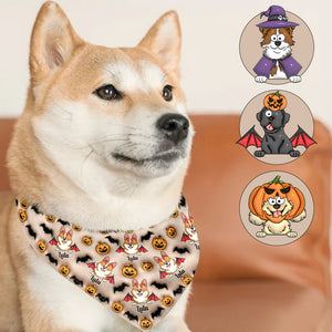 Halloween Cute Dog - Personalized Dog Pet Bandana