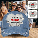 This Mom Belongs To - Personalized Mother Classic Cap