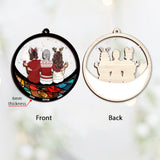 This Is Us - Personalized Family Layers Mix Ornament