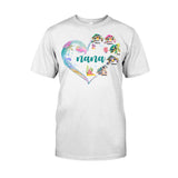 Nana's Little Turtle - Personalized Grandma T-shirt And Hoodie