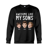 Awesome Like My Children - Personalized Father T-shirt And Hoodie