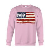 Dad's Life 4th Of July - Personalized Father T-shirt And Hoodie