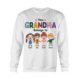 This Grandma Belongs To - Personalized Grandma T-shirt And Hoodie