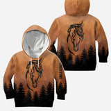 Love Horses - Personalized Horse Hoodie and Leggings