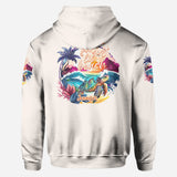 Salty Lil' Beach - Personalized Turtle All Over Shirt