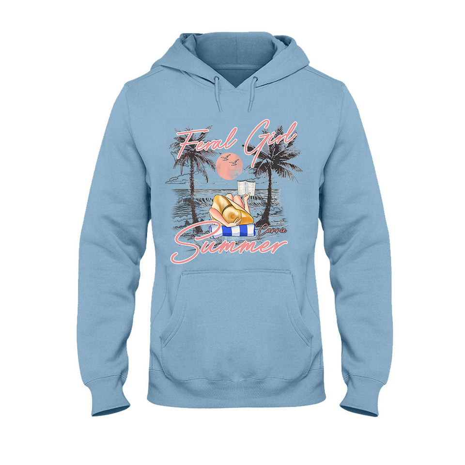 Feral Girl - Personalized Sea Lover T-shirt And Hoodie