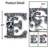 Skull Alphabet - Personalized Skull Ornament