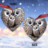 1st Christmas Owl Family - Personalized Kid Ornament