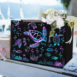 Sea Turtles - Personalized Turtle Canvas Tote Bag