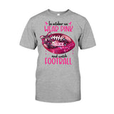 In Octorber We Watch - Personalized Football T-shirt And Hoodie