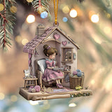 My Happy Place - Personalized Crocheting Ornament