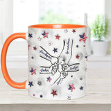 Proud Grandma Mom Aunt - Personalized Grandma Accent Mug