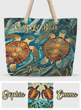 Salty Lil Beach - Personalized Turtle Beach Bag
