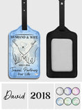 Travel Partners For Life - Personalized Travelling Leather Luggage Tag