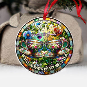 You'll Always Be My Best-tea - Personalized Bestie Custom Shaped Ornament