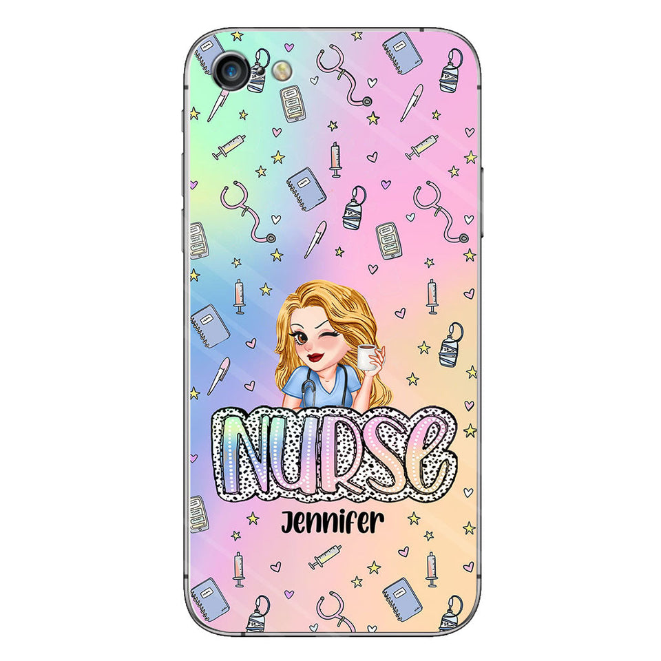 Nurse Life - Personalized Nurse Clear Phone Case