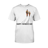 Happy Father's Day Firefighter Dad - Personalized Firefighter T-shirt And Hoodie