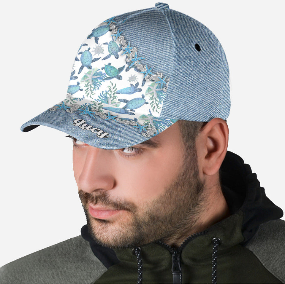 Cute Turtles - Personalized Turtle Classic Cap