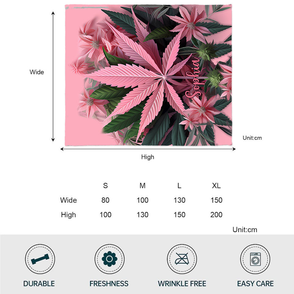 Free Your Mind - Personalized Weed Blanket