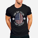 Felon for President, Conservatives Shirt, Anti Government Shirt, Patriot Shirt, Republican Shirt, Anti Democrat Shirt, USA Flag Shirt