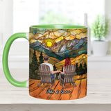 You And Me We Got This - Personalized Couple Accent Mug