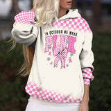 In October We Wear Pink - Personalized Breast Cancer Awareness All Over Shirt