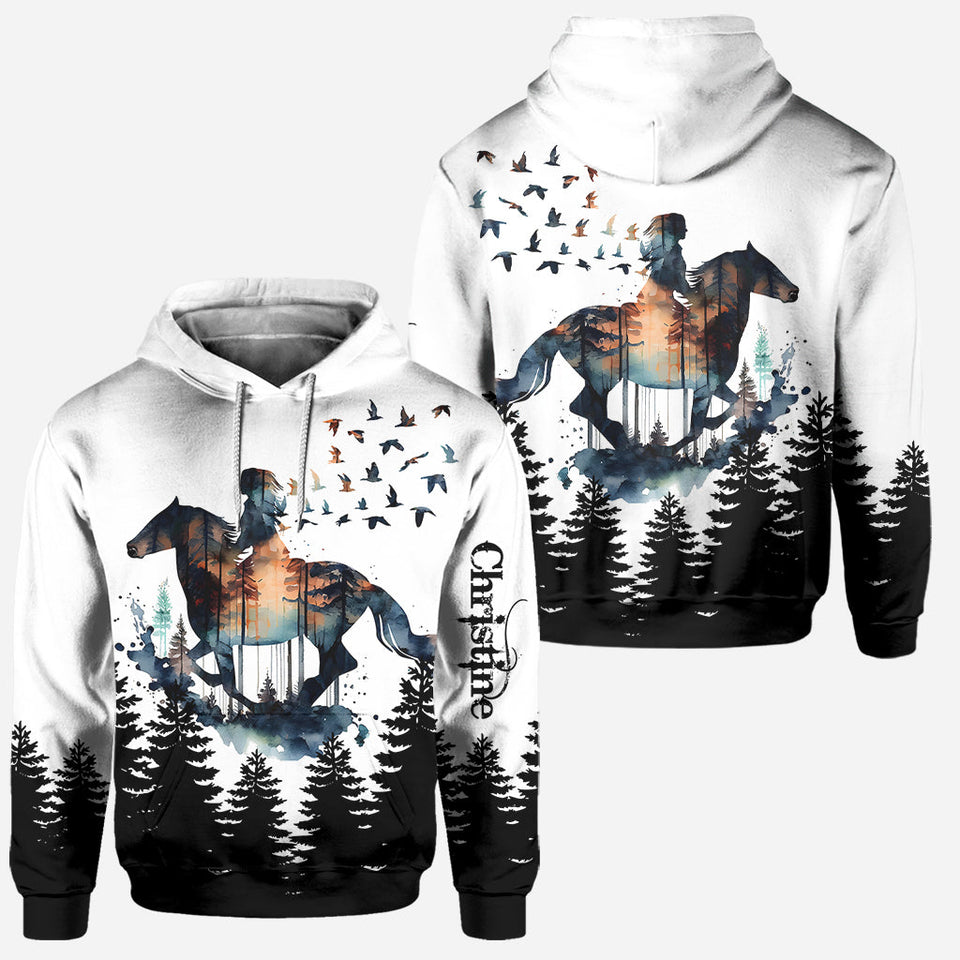 Horse Girl - Personalized Horse Hoodie and Leggings