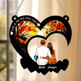 You & Me We Got This - Personalized Couple Window Hanging Suncatcher Ornament