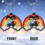 I Like You And I Love You - Personalized LGBT Support Keychain