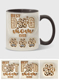 Best Dog Mama Ever - Personalized Dog Accent Mug